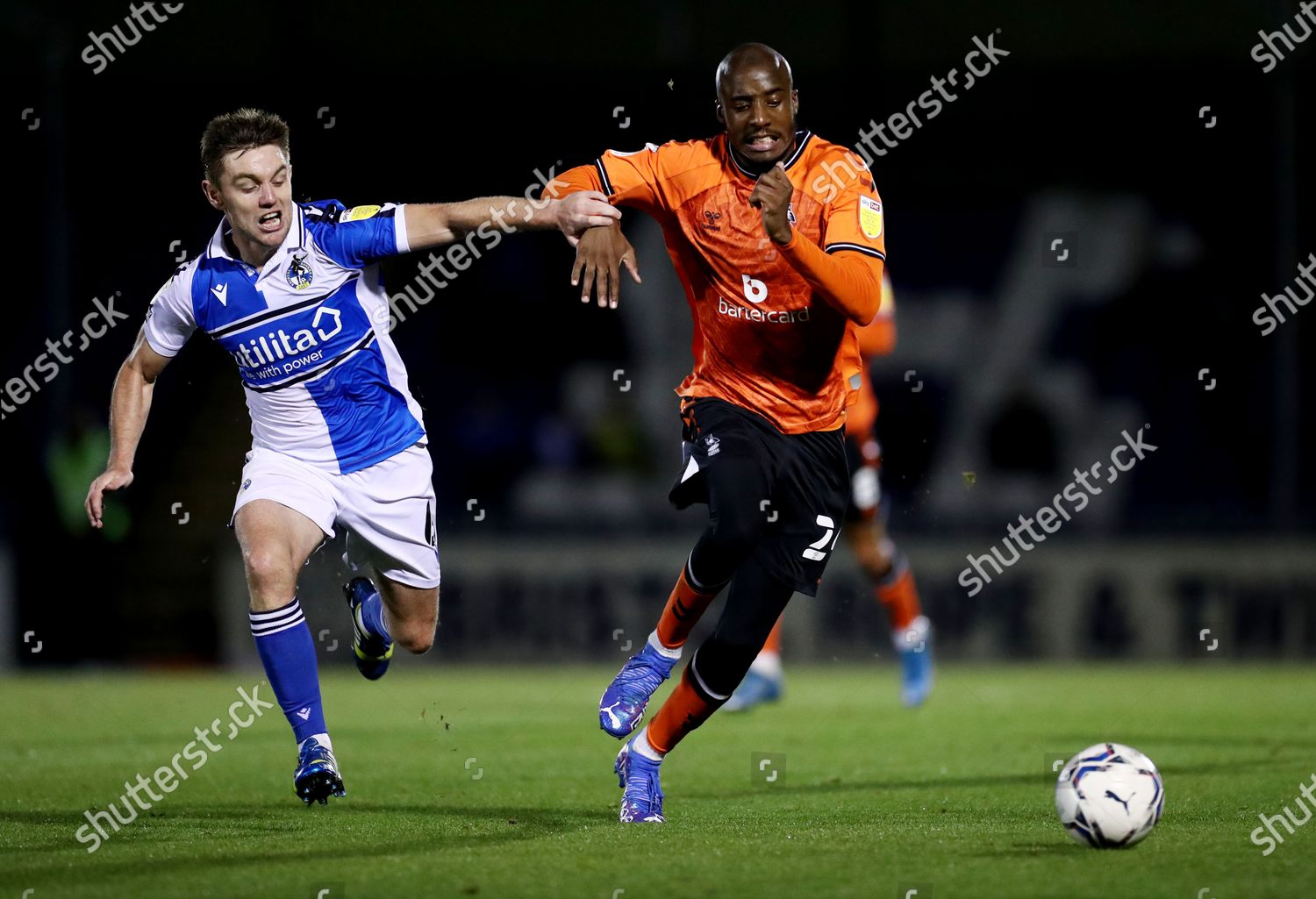 Sam Finley Bristol Rovers Dylan Bahamboula Editorial Stock Photo ...