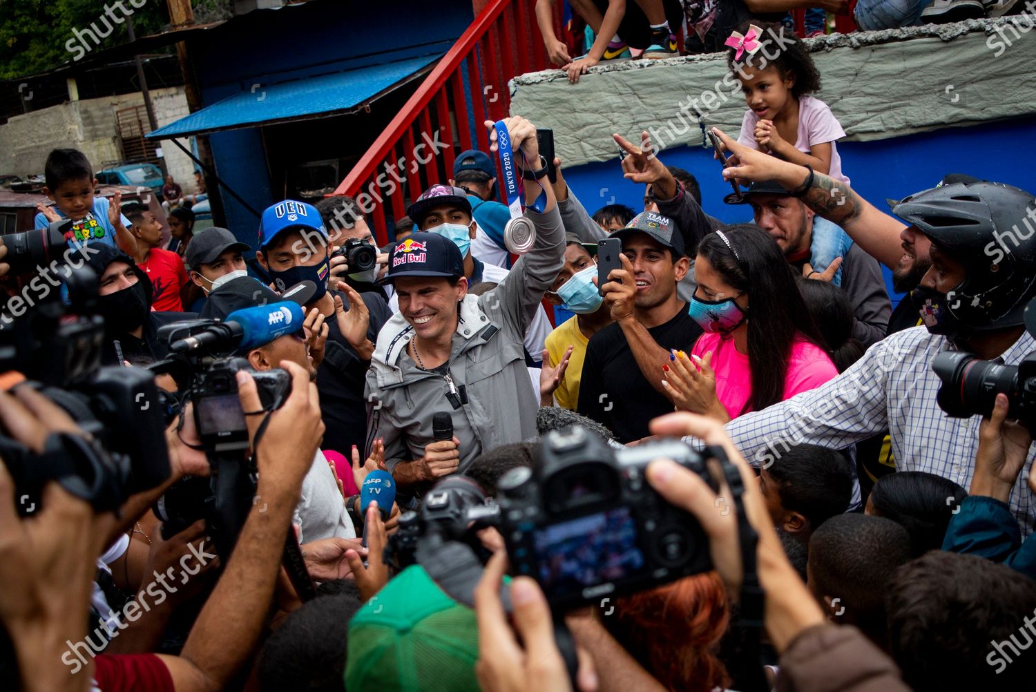 Venezuelan Olympic Medalist Daniel Dhers Exhibition Editorial Stock ...