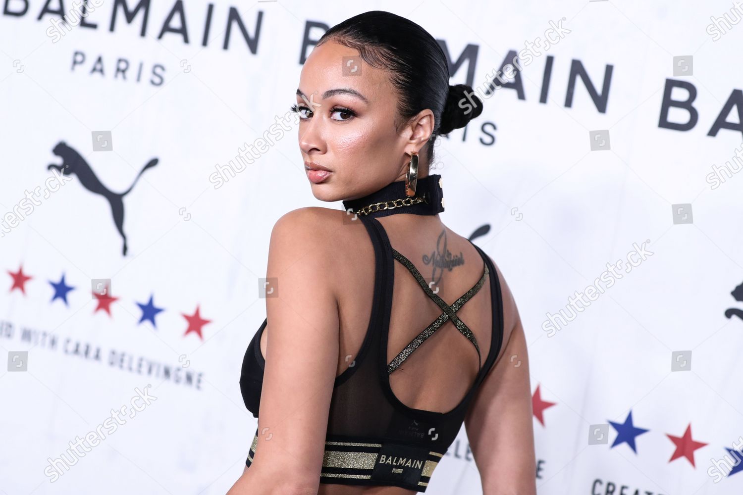 Draya Michele attends the PUMA x BALMAIN launch celebration party at Milk  Studios in Los Angeles, CA, USA on November 21, 2019. Photo by Lionel  Hahn/ABACAPRESS.COM Stock Photo - Alamy