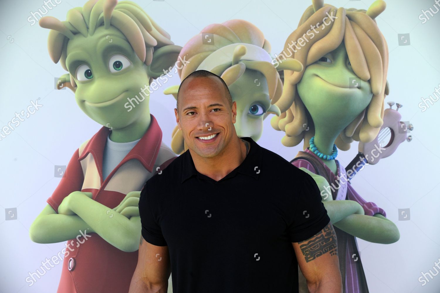 Actor Dwayne Johnson Voice Captain Charles Editorial Stock Photo ...