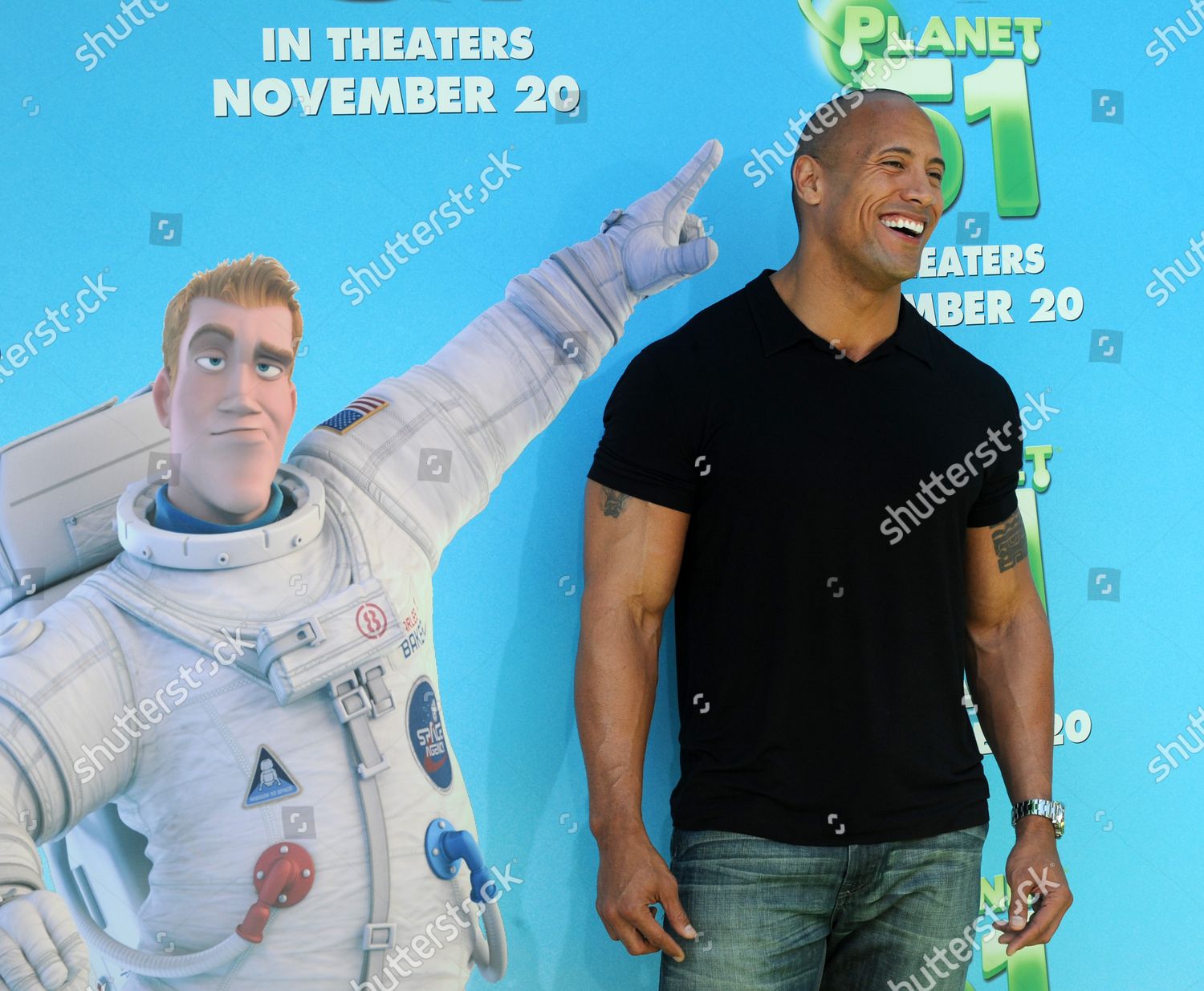 Actor Dwayne Johnson Voice Captain Charles Editorial Stock Photo ...