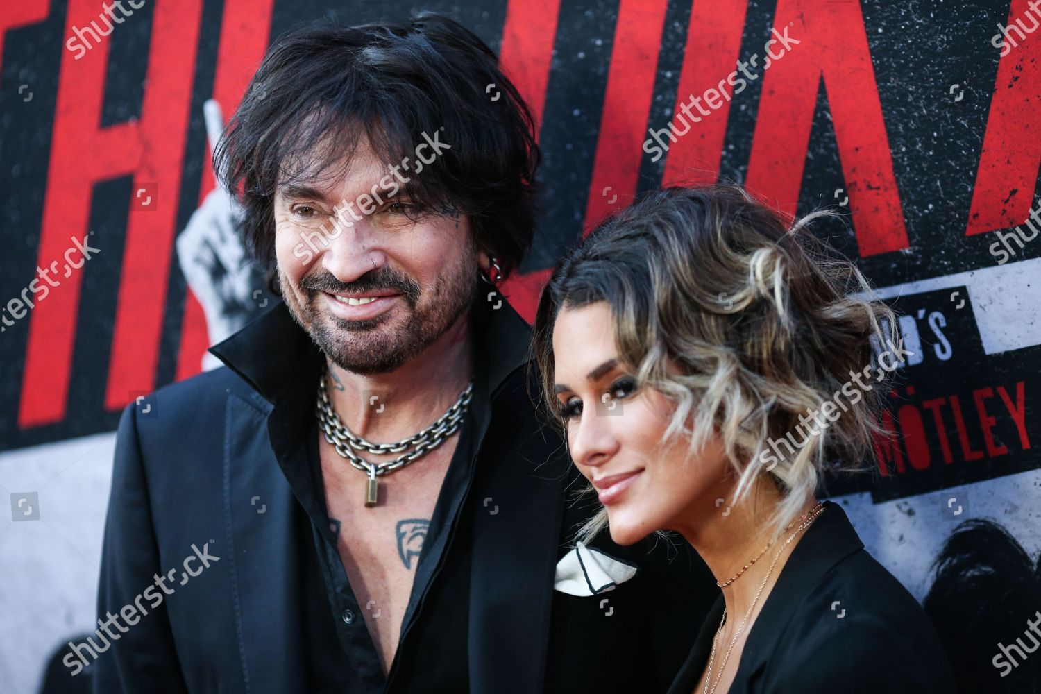 Musician Tommy Lee Girlfriend Brittany Furlan Editorial Stock Photo