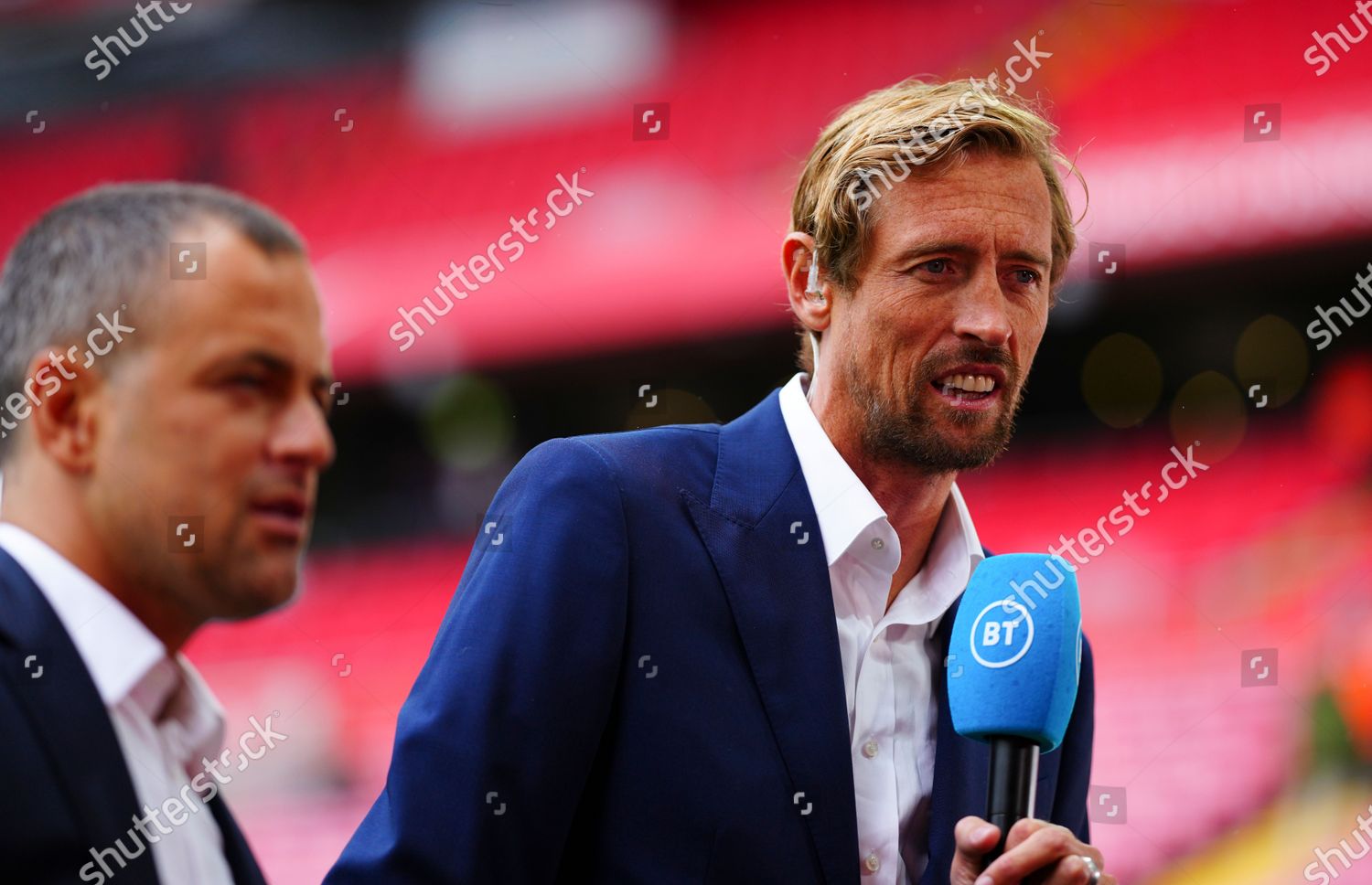 Joe Cole Peter Crouch Working Bt Editorial Stock Photo - Stock Image ...