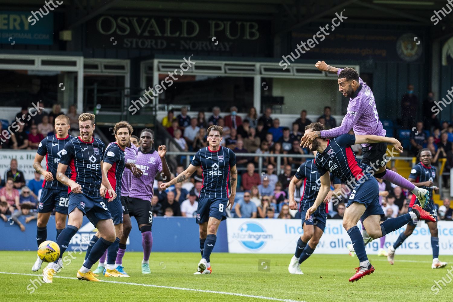 Connor Goldson Rangers Scores During Scottish Editorial Stock Photo ...