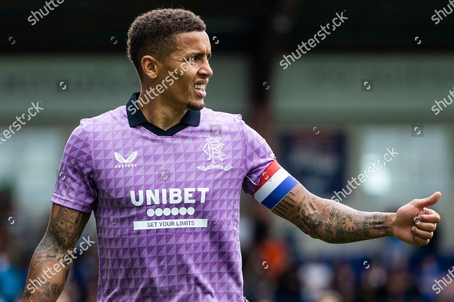 Rangers Captain James Tavernier During Scottish Editorial Stock Photo ...