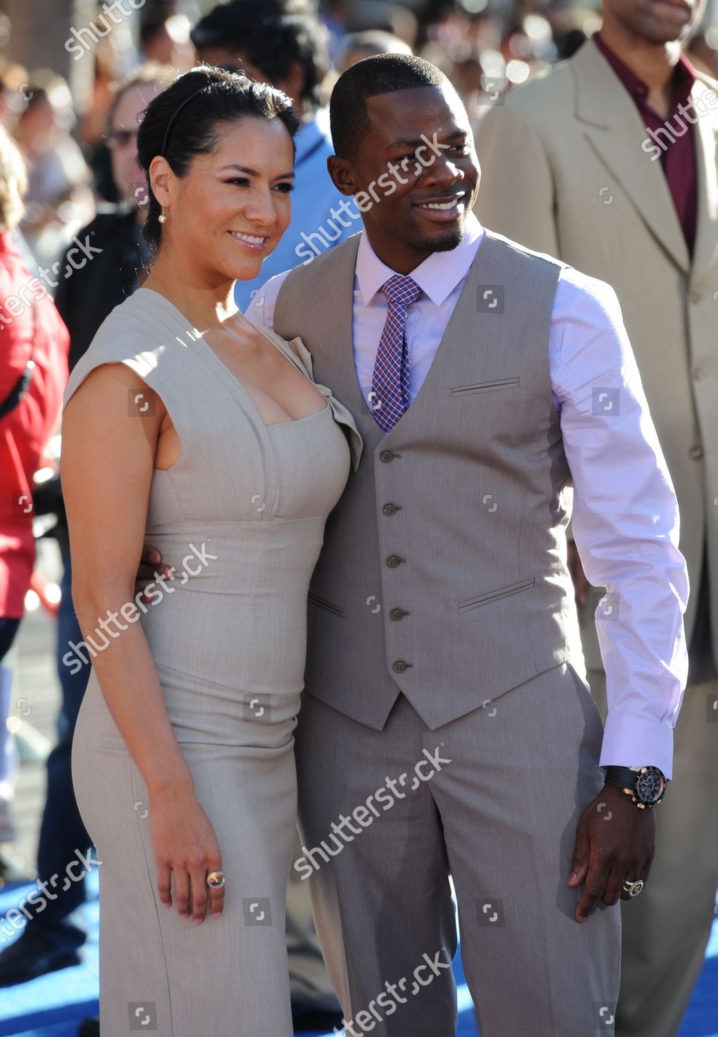 Derek Luke His Wife Sophia Adella Editorial Stock Photo - Stock Image