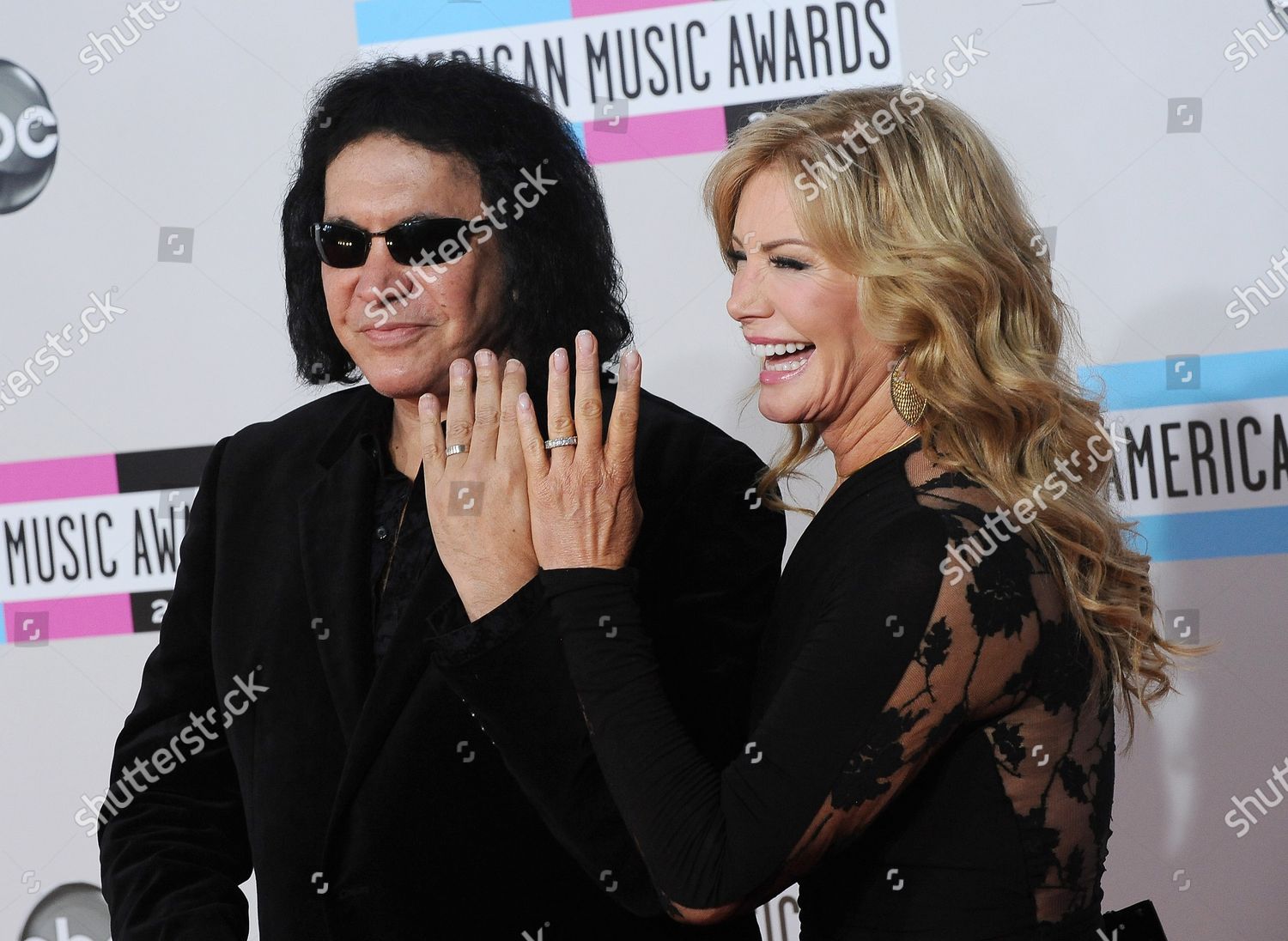 Lr Musician Gene Simmons Actress Shannon Editorial Stock Photo - Stock ...