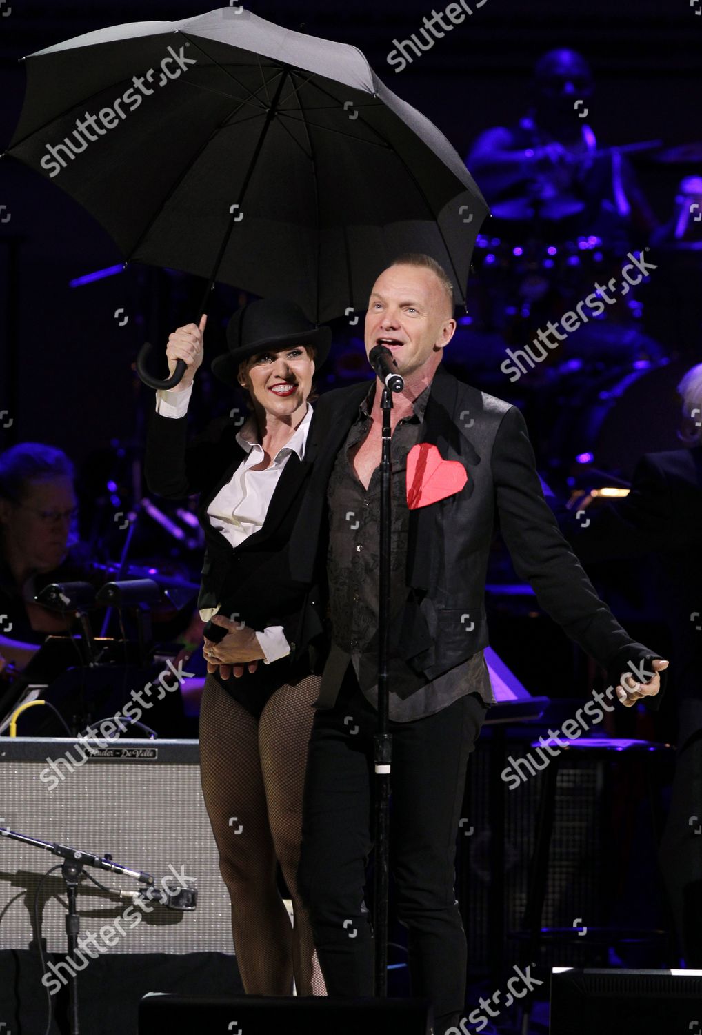Sting Performs Singing Rain Revlon Concert Editorial Stock Photo ...
