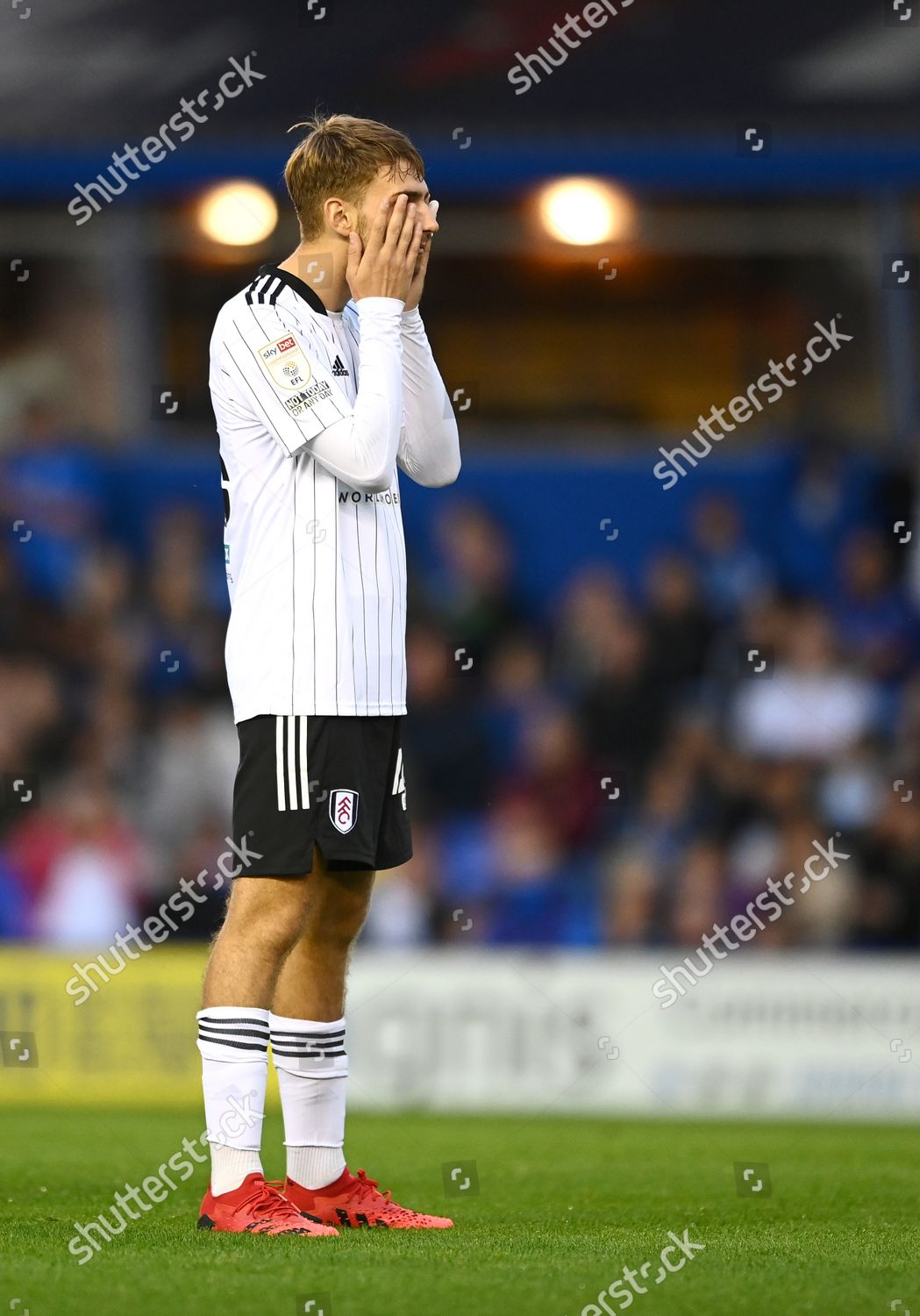 Adrion Pajaziti Fulham Prepares Before Game Editorial Stock Photo
