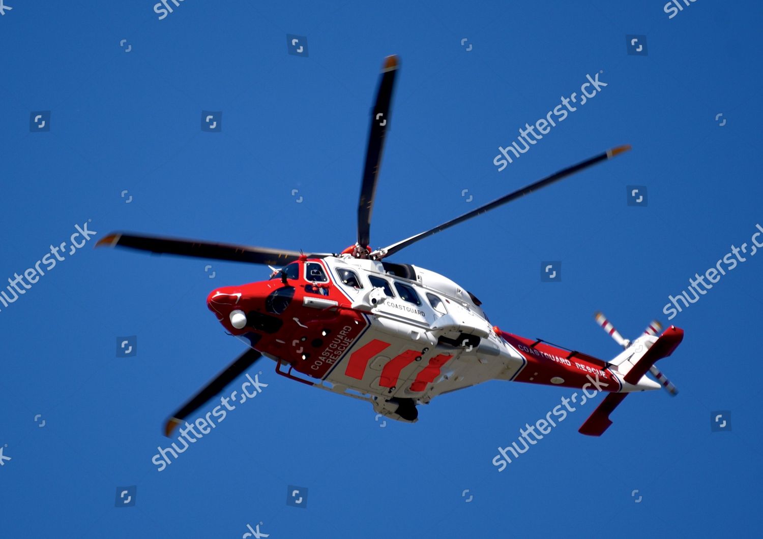 Her Majestys Coastguard Augustawestland Aw189 Helicopter Editorial ...