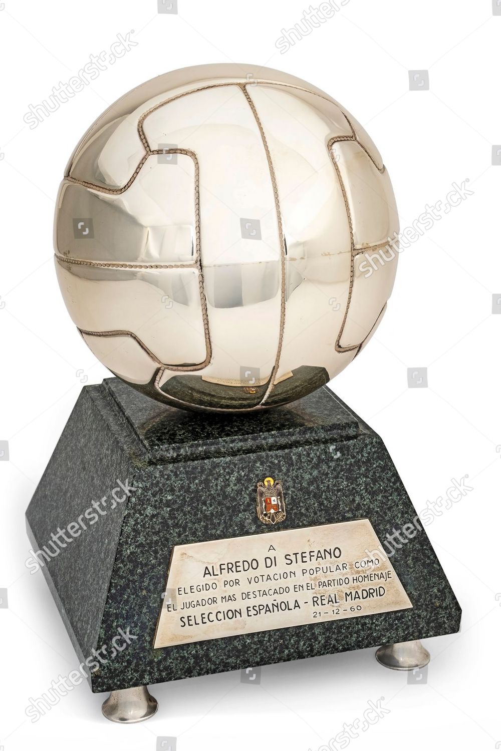 Alfredo Di Stefano 1960 Trophy an Editorial Stock Photo Stock Image