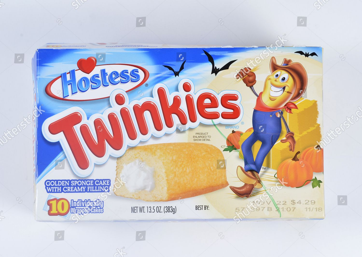 Box Hostess Brand Twinkies Shown On Editorial Stock Photo - Stock Image 