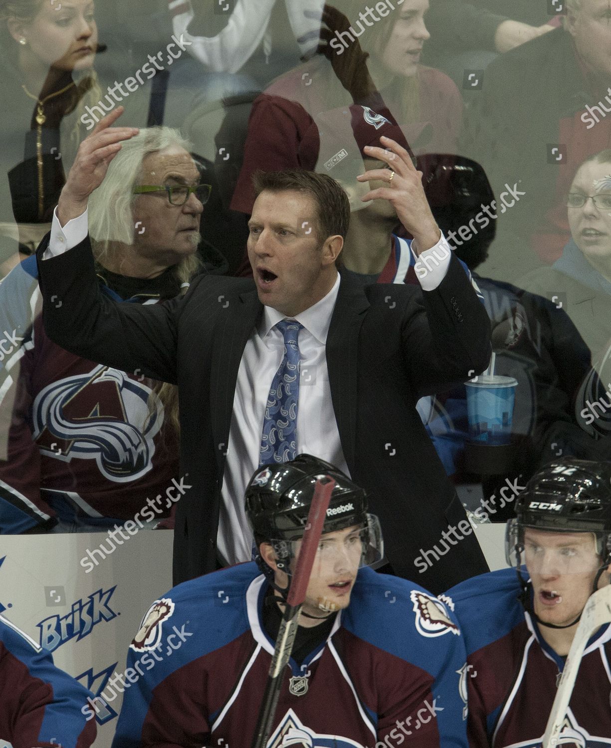 Colorado Avalanche Head Coach Joe Sacco Editorial Stock Photo - Stock ...