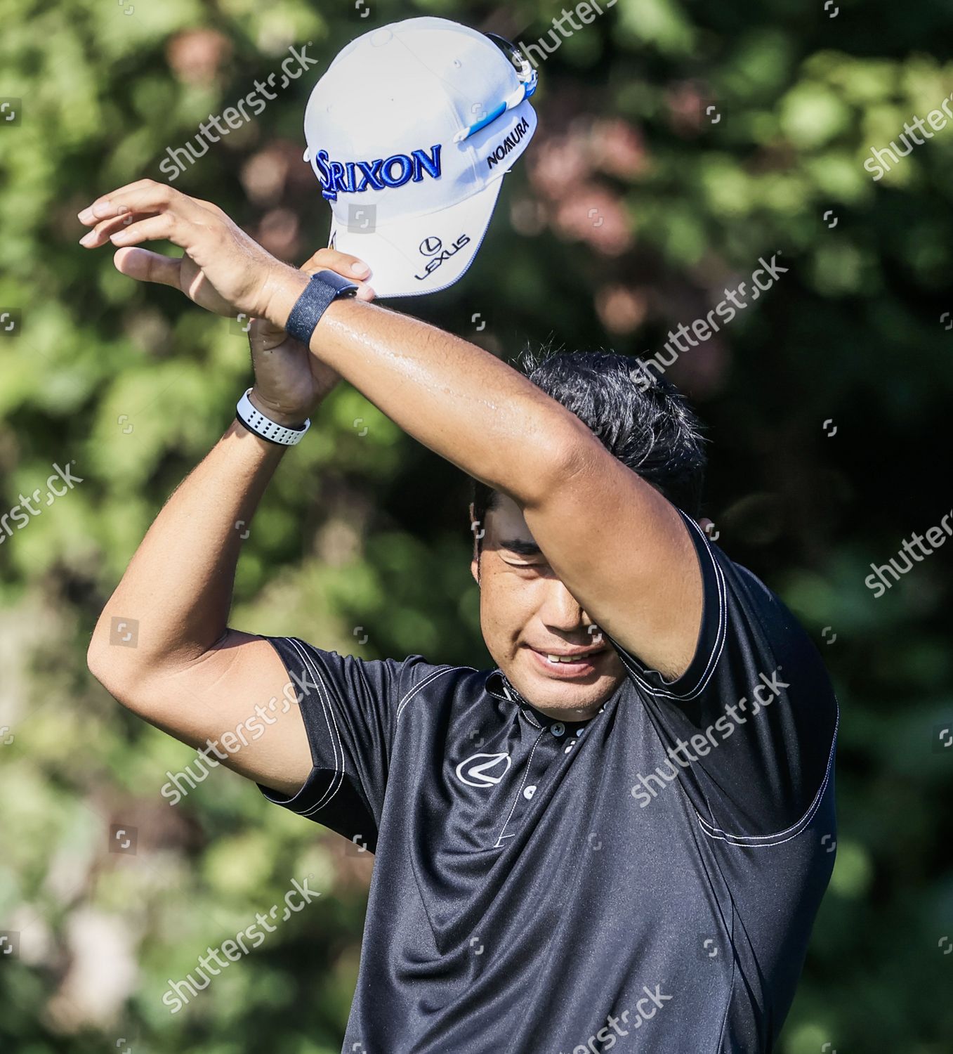 Hideki Matsuyama Japan Wipes His Face Editorial Stock Photo - Stock ...