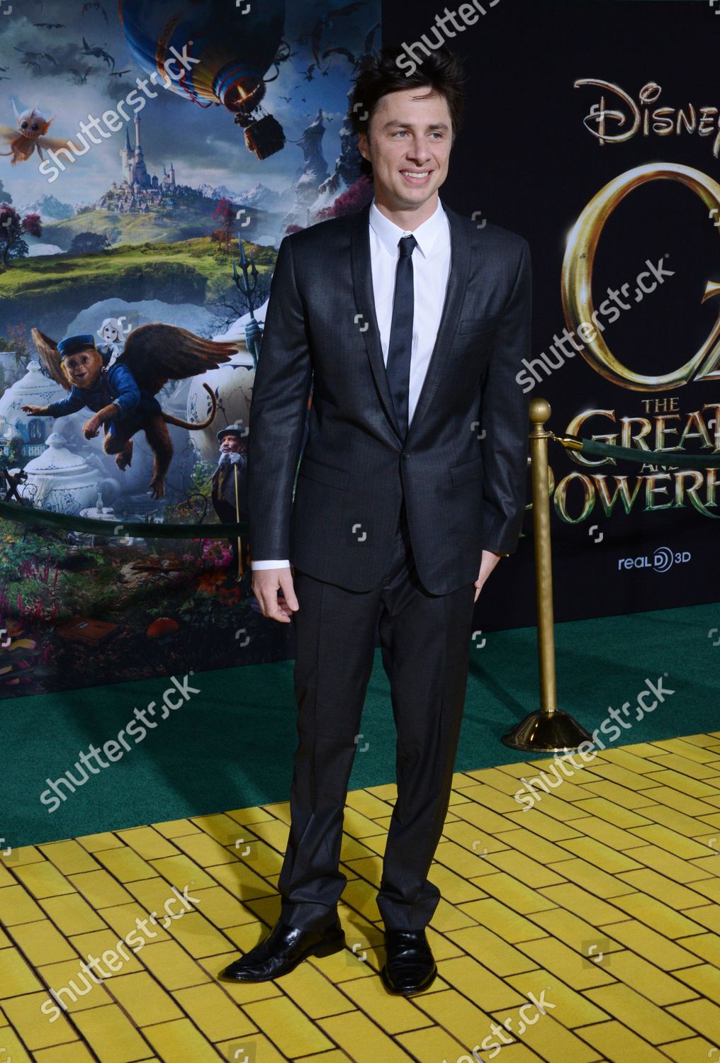 Actor Zach Braff Cast Member Motion Editorial Stock Photo - Stock Image