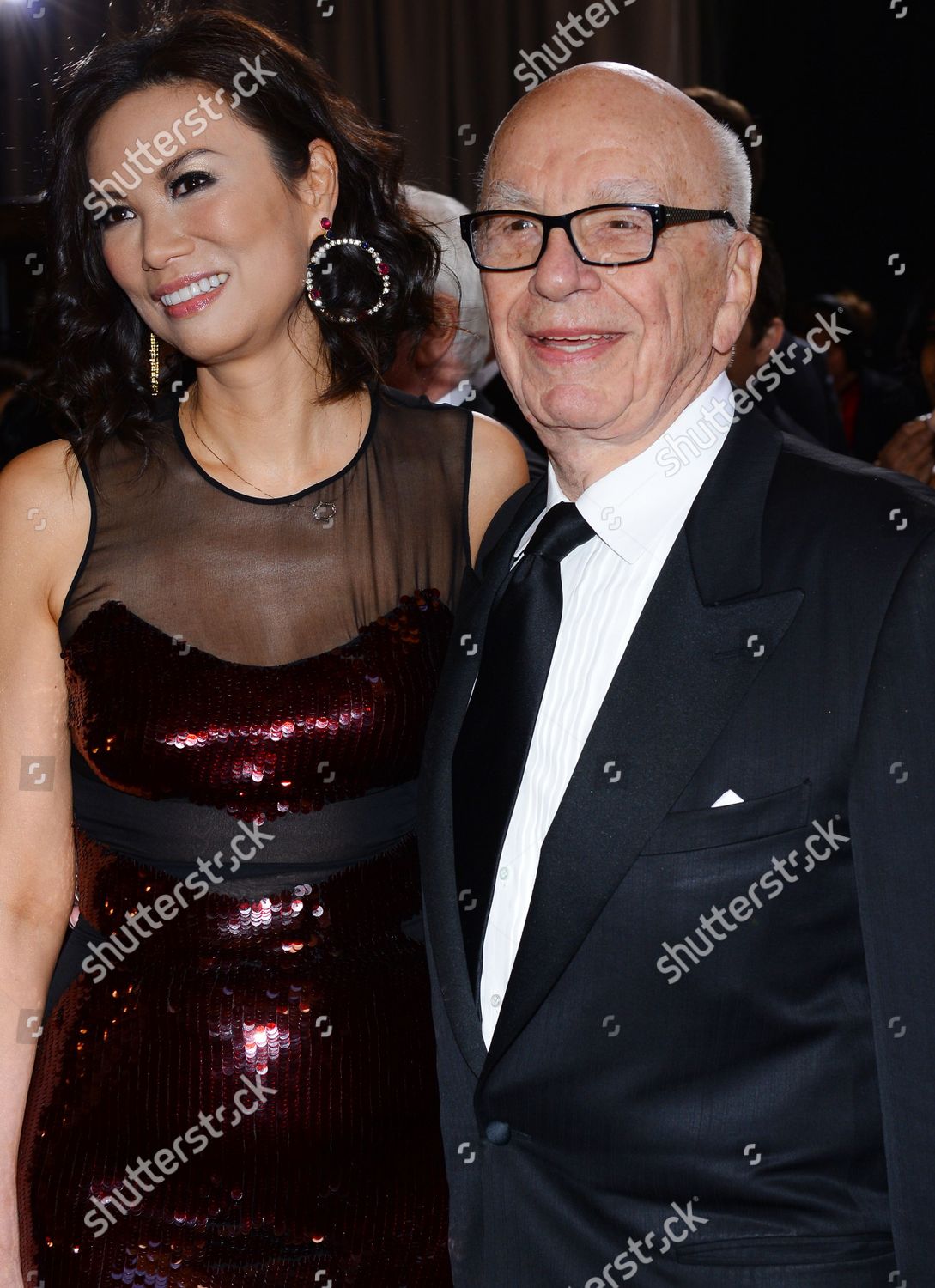 Rupert Murdoch L His Wife Wendy Editorial Stock Photo - Stock Image