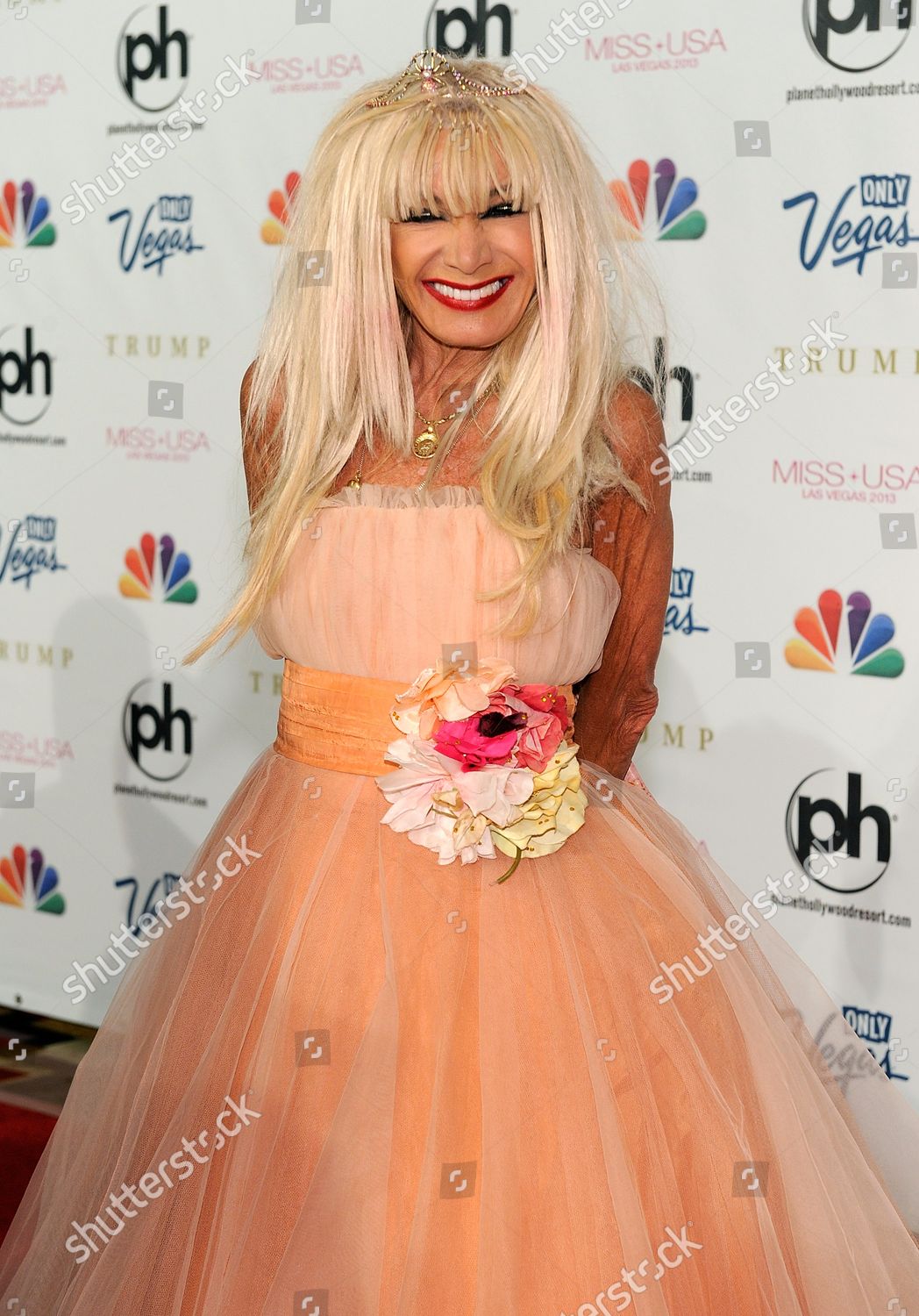 Fashion Designer Pageant Judge Betsey Johnson Editorial Stock Photo