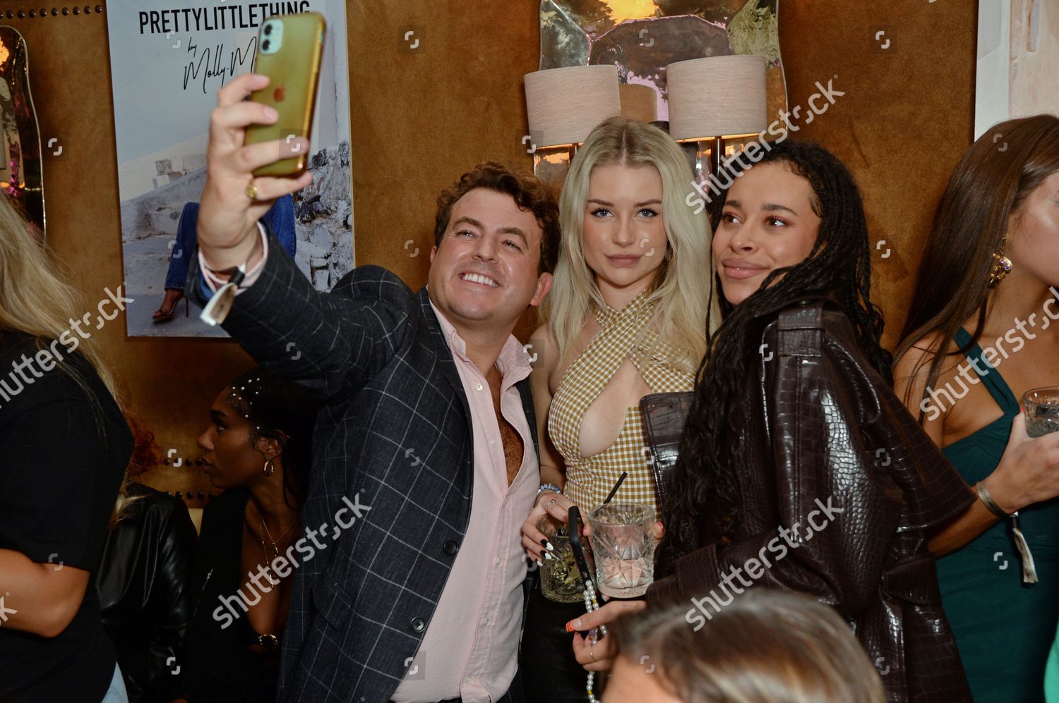 Edward Page Lottie Moss Blithe Saxon Editorial Stock Photo - Stock