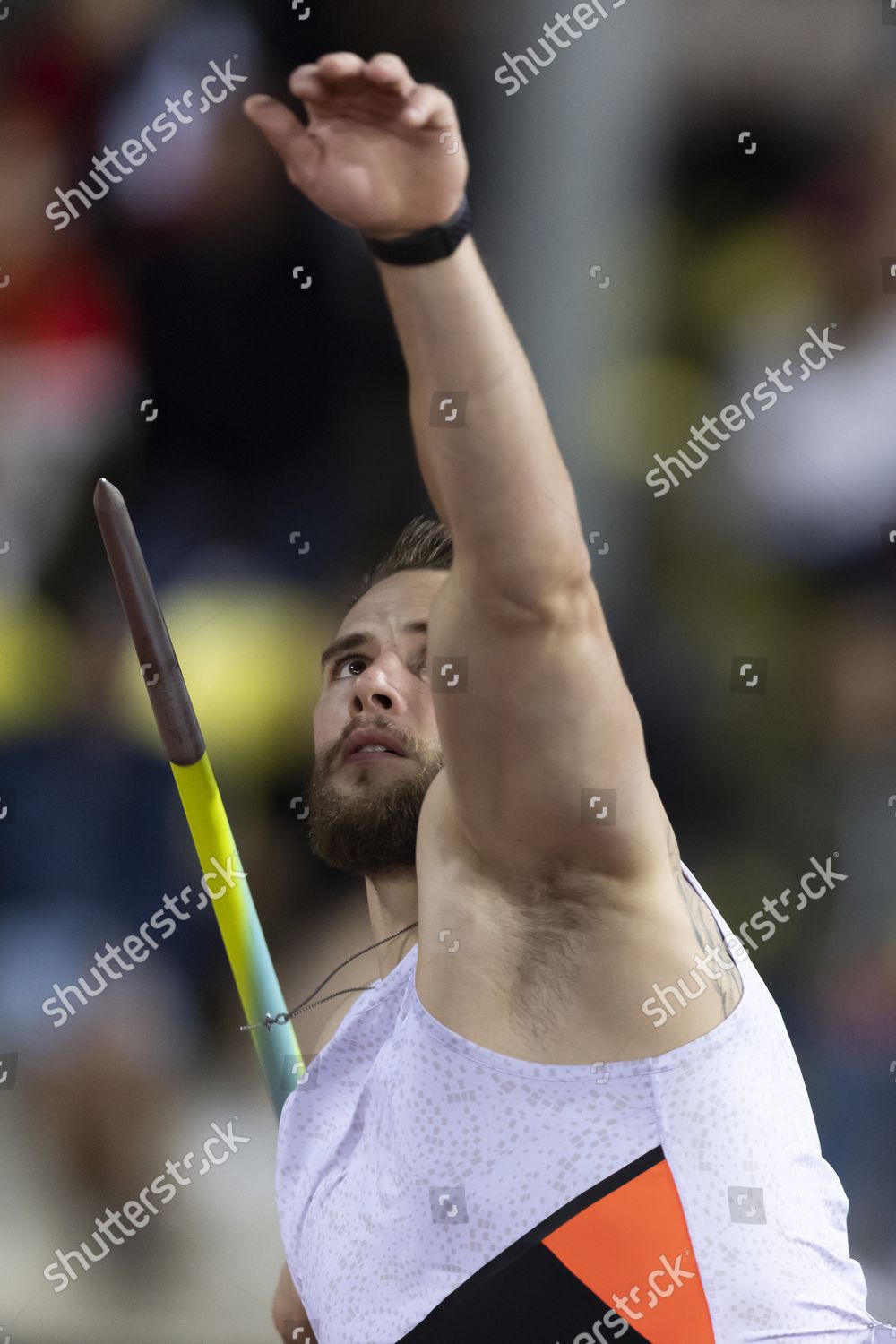 Johannes Vetter Germany Competes Javelin Throw Editorial Stock Photo