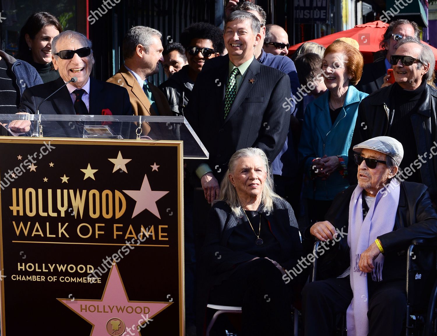 Actor Director Paul Mazursky R Listens Editorial Stock Photo - Stock