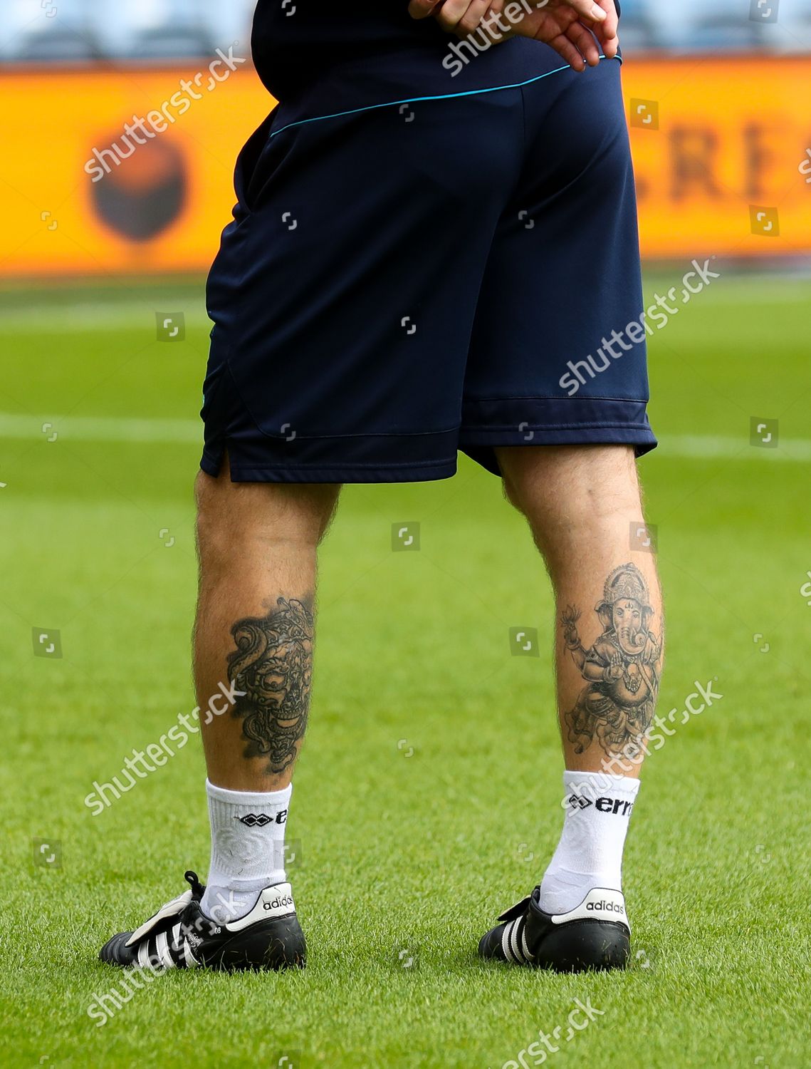 Asian Themed Tattoos On Qpr Staff Editorial Stock Photo - Stock Image ...