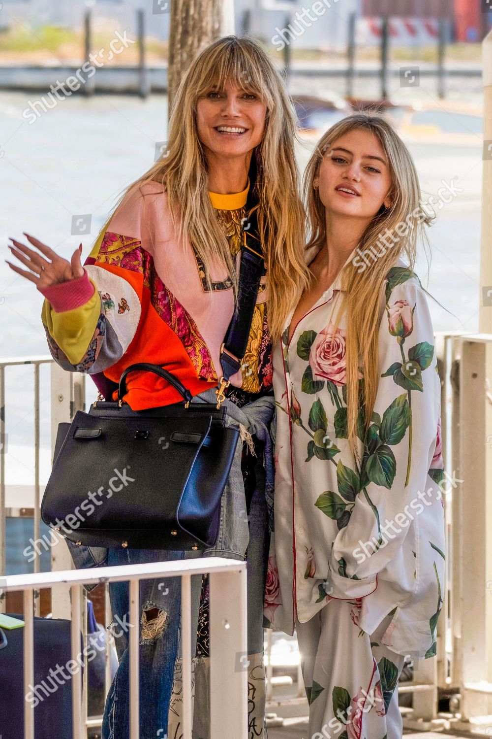 Heidi Klum Leni Olumi Klum Arrive Editorial Stock Photo Stock Image(02)