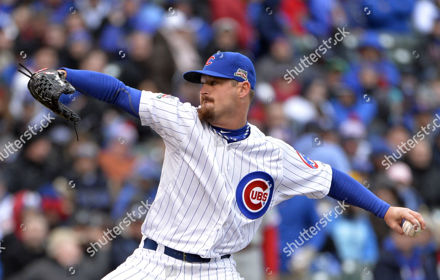 Chicago Cubs Starting Pitcher Travis Wood Editorial Stock Photo Stock
