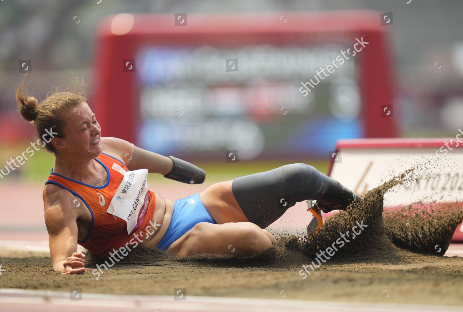 Marlene Van Gansewinkel Nederlands Long Jump Editorial Stock Photo