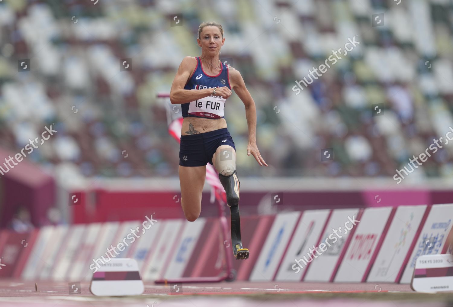 Marieamelie Le Fur France Winning Silver Editorial Stock Photo - Stock ...