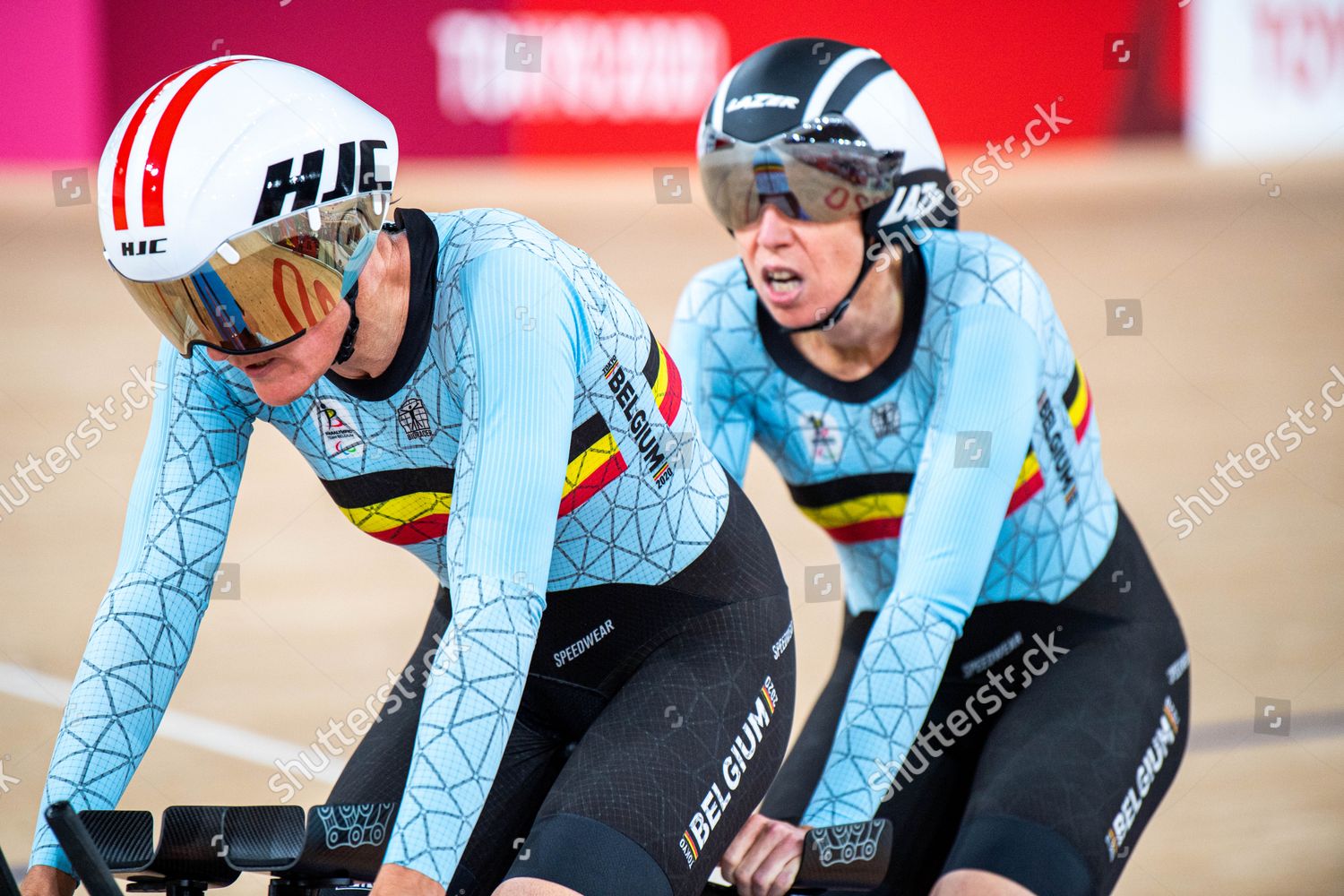 Pilot Anneleen Monsieur Paralympic Cyclist Griet Editorial Stock Photo ...