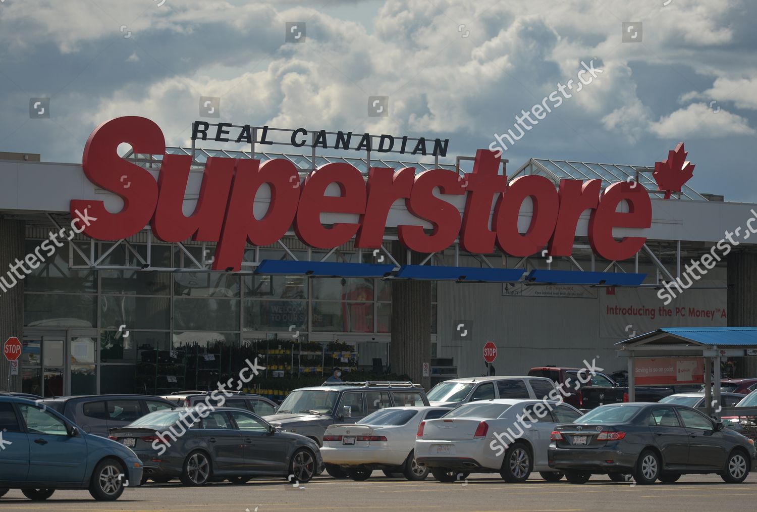 Real Canadian Superstore Supermarket Edmonton On Editorial Stock Photo