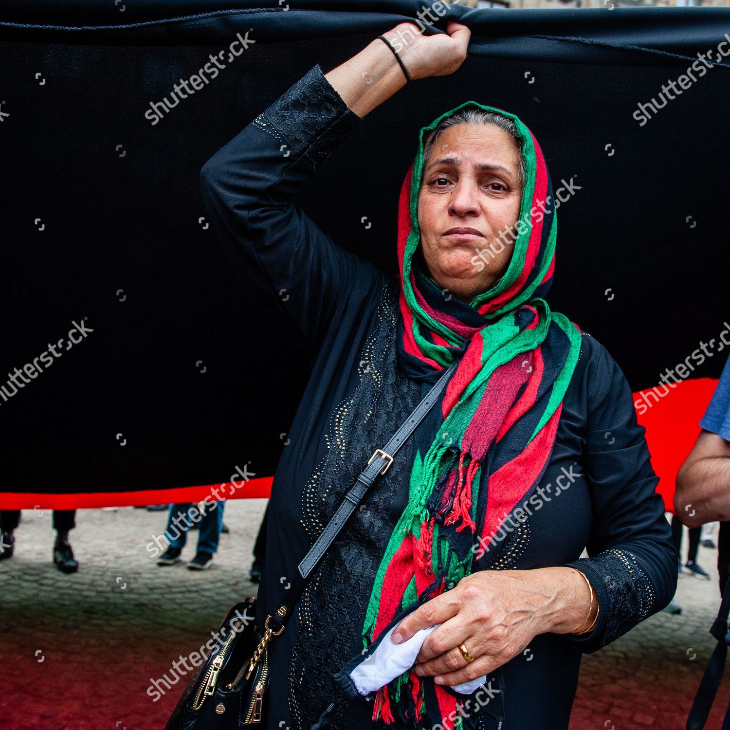 Afghan Woman Crying While Holding Big Editorial Stock Photo - Stock ...