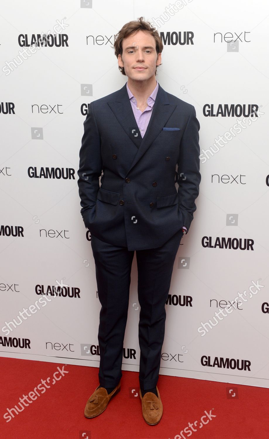 English Actor Sam Claflin Attends Glamour Editorial Stock Photo - Stock