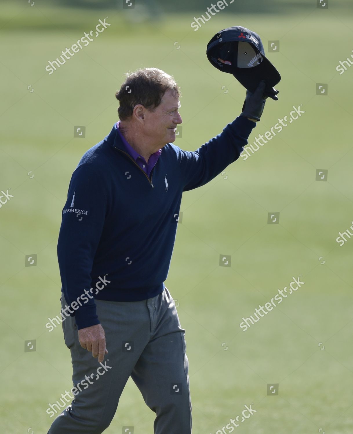 Tom Watson Tips His Hat Reacts Editorial Stock Photo Stock Image