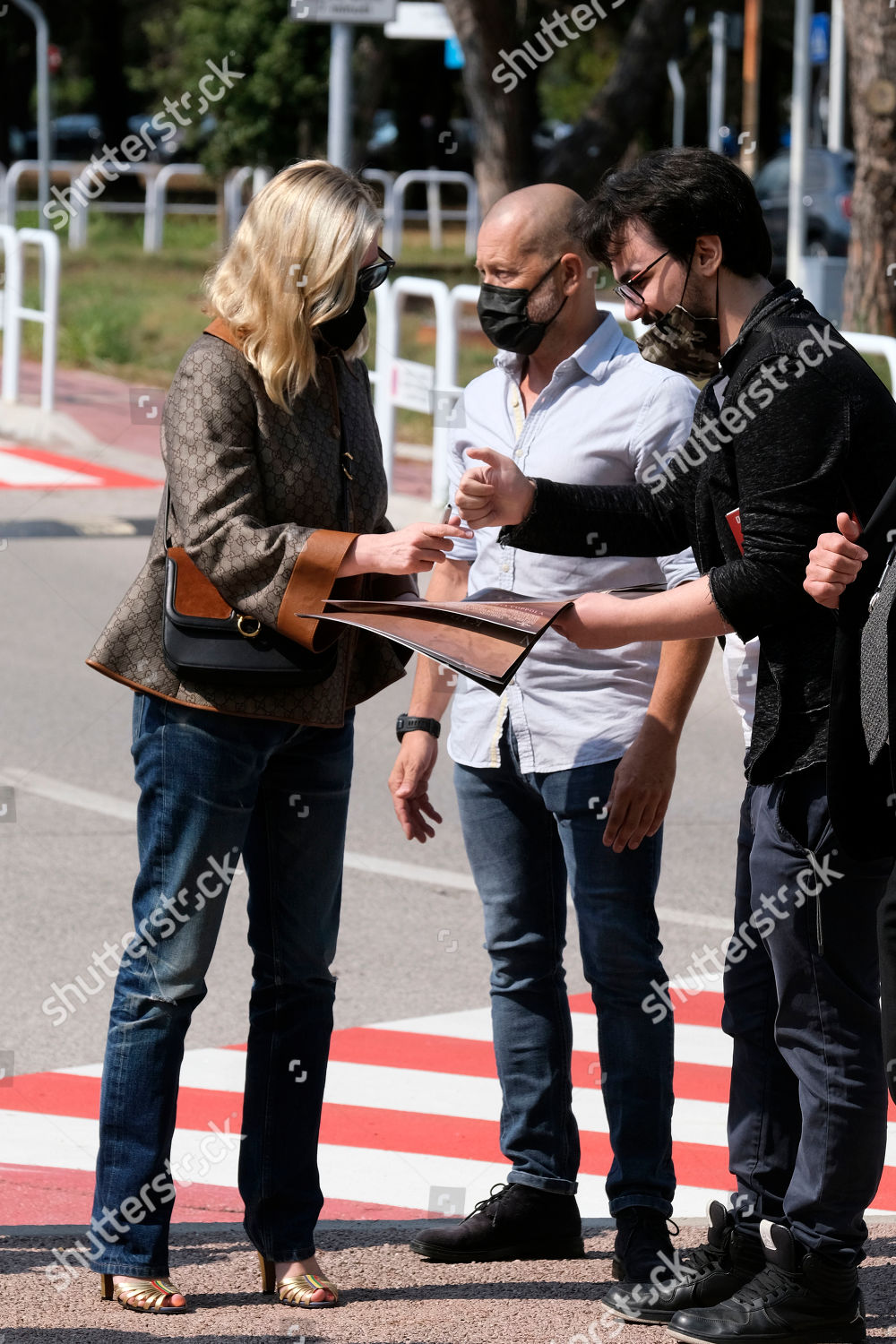 Kirsten Dunst Arriving Venice 78th Venice Editorial Stock Photo - Stock