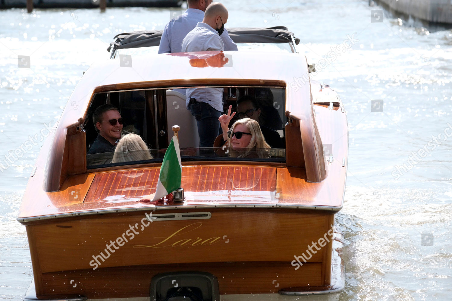 Kirsten Dunst Arriving Venice 78th Venice Editorial Stock Photo - Stock