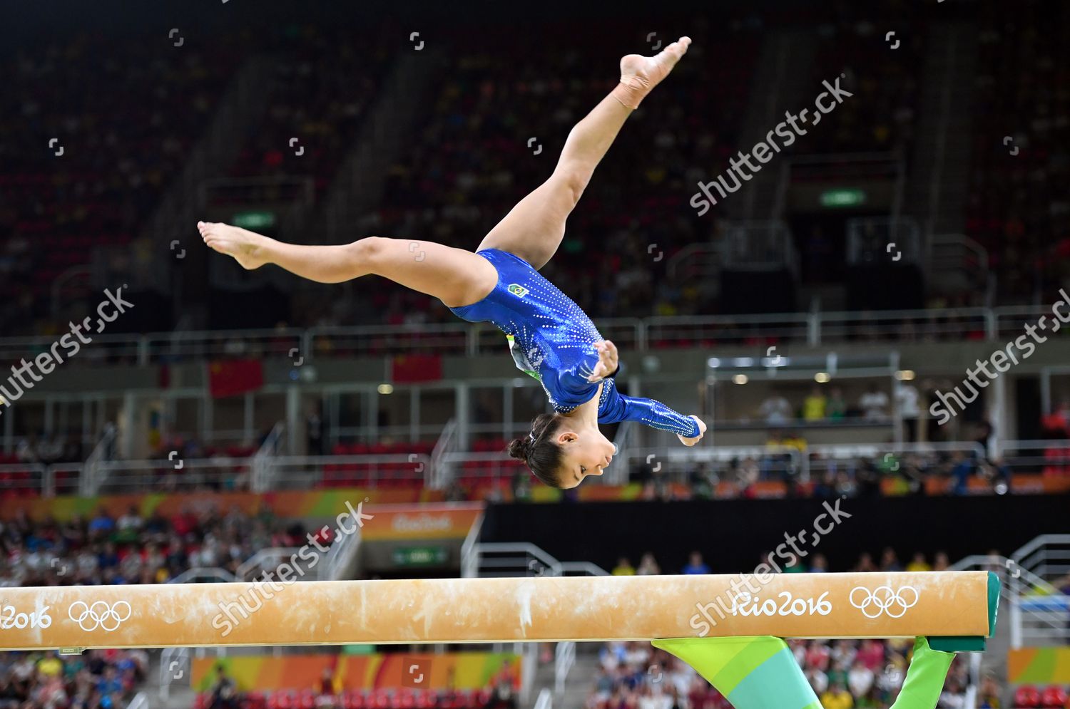 Brazils Flavia Saraiva Competes On Balance Editorial Stock Photo ...