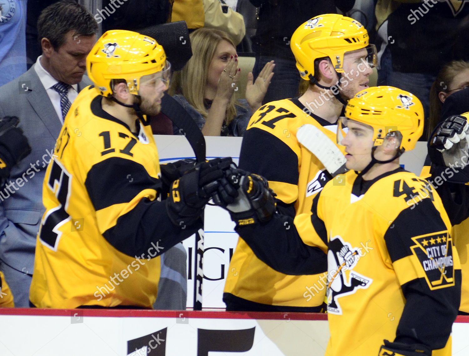 Pittsburgh Penguins Left Wing Conor Sheary Editorial Stock Photo