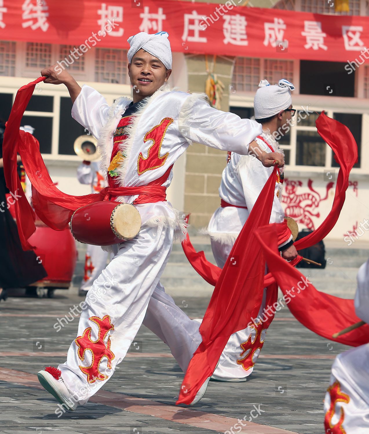 Chinese Surrounding Villages Perform Famous Ansai Editorial Stock Photo -  Stock Image