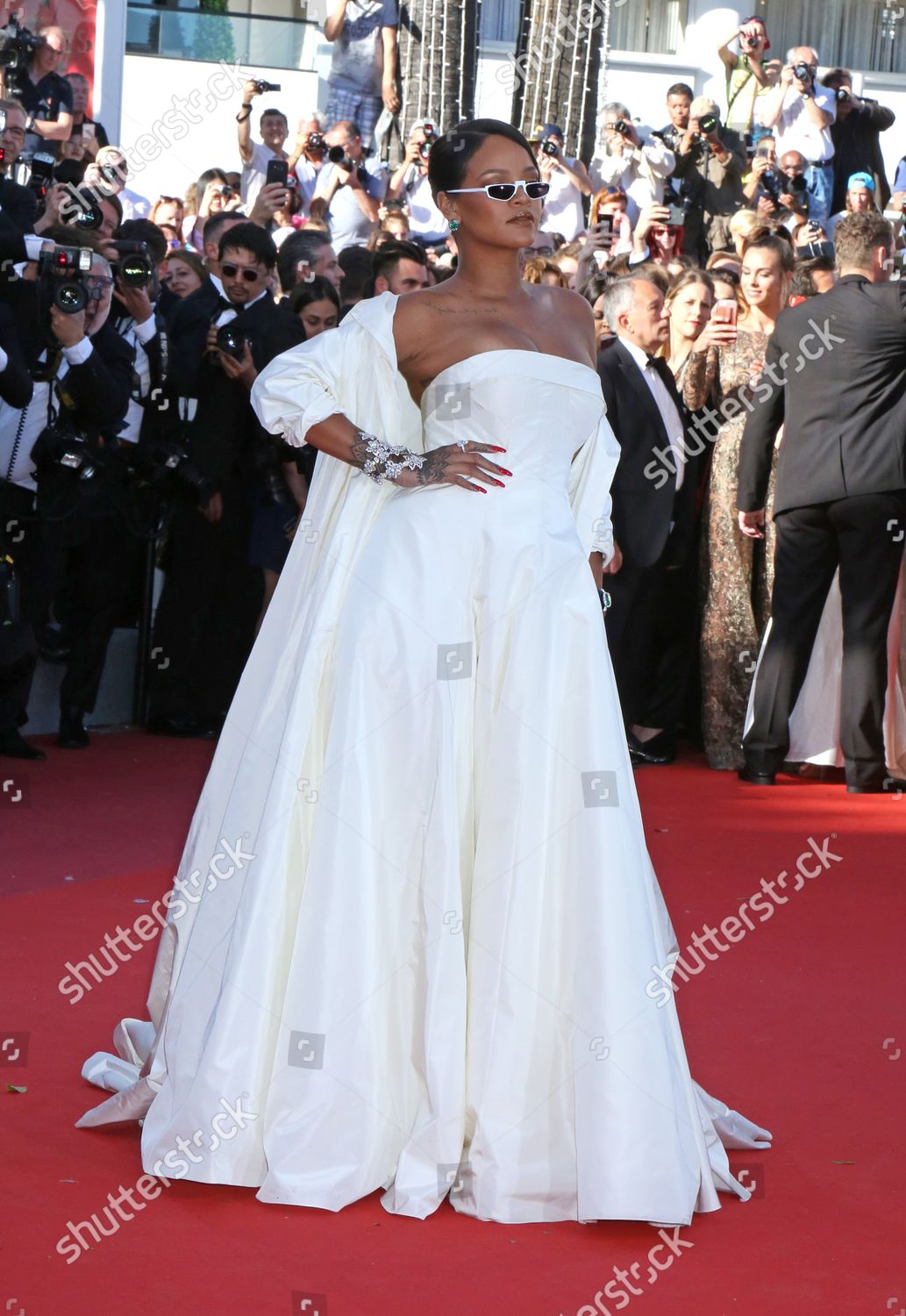 Rihanna Arrives On Red Carpet Before Editorial Stock Photo - Stock ...