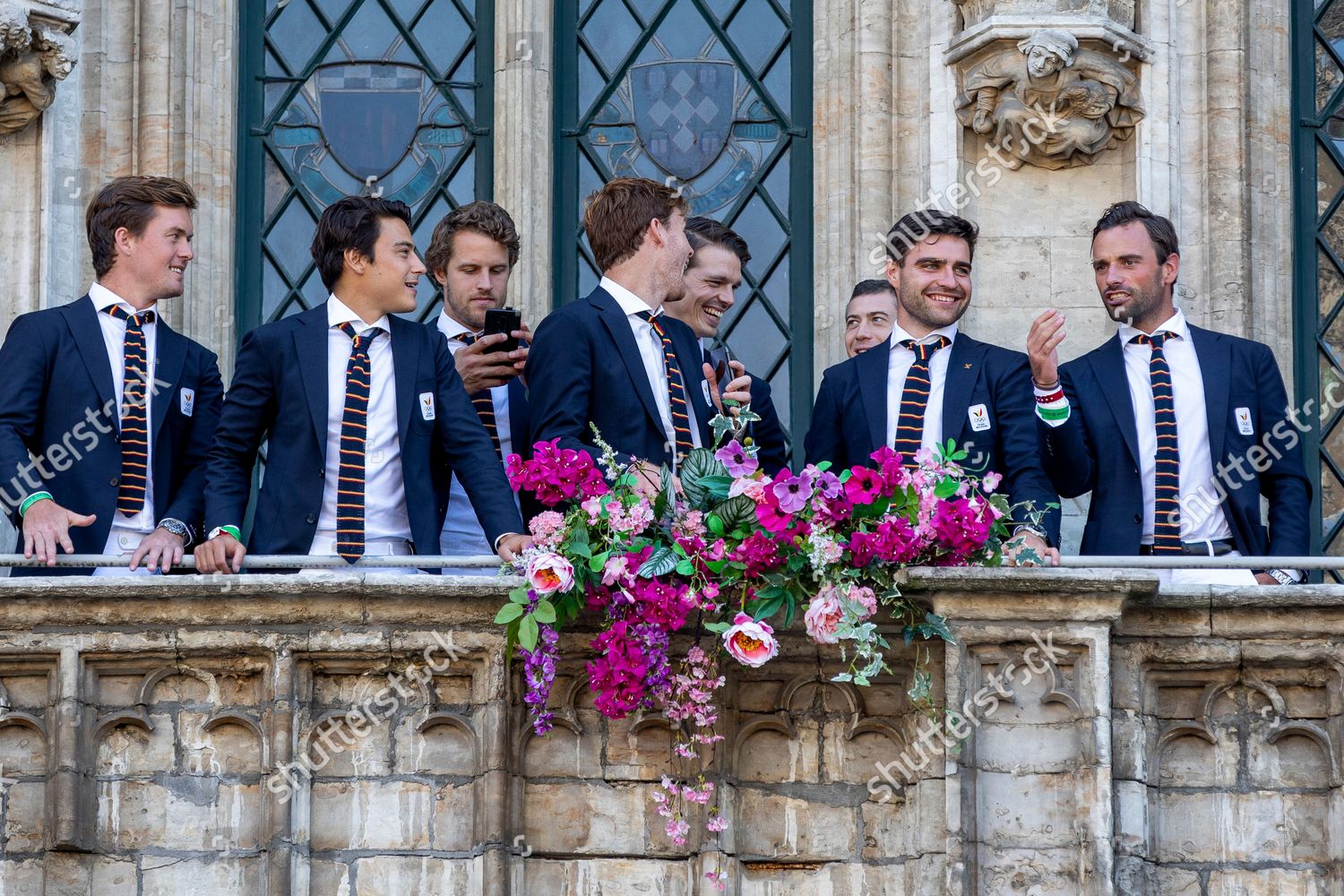 Red Lions Hockey Team Pictured During Editorial Stock Photo Stock