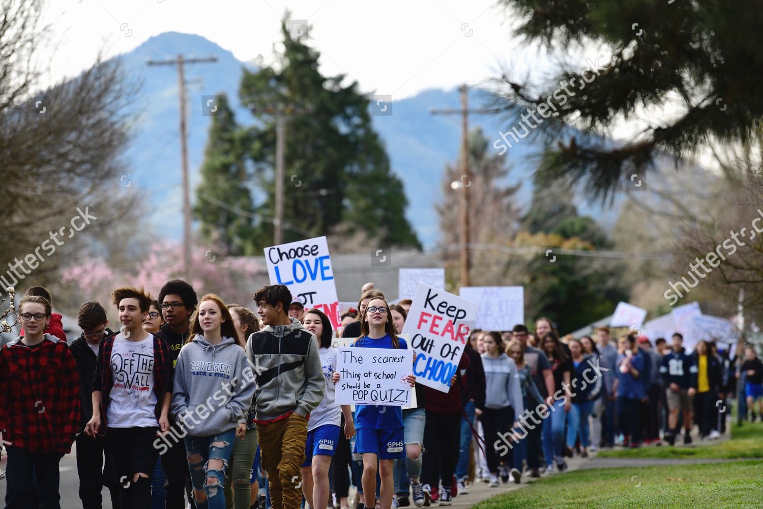 Grants Pass High School Students Participate Editorial Stock Photo