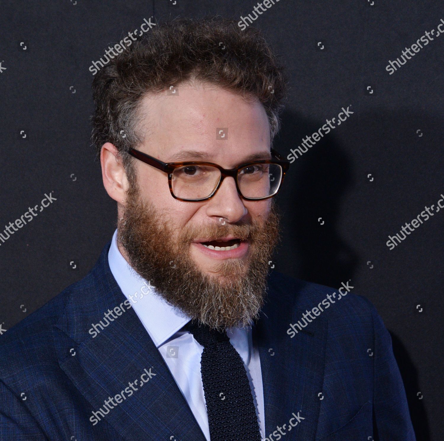 Actor Seth Rogan Attends Premiere Motion Editorial Stock Photo Stock