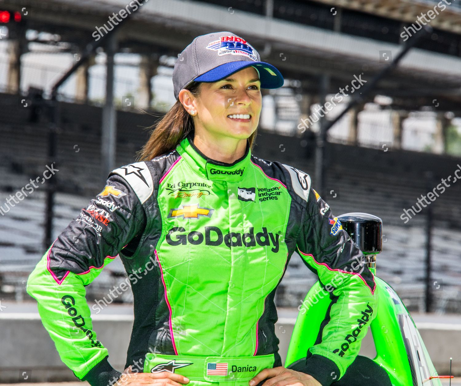 Danica Patrick Smiles After Her First Editorial Stock Photo - Stock ...