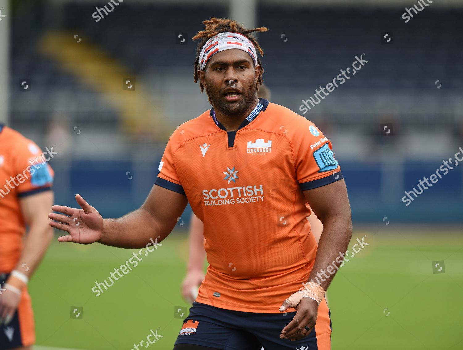 Bill Mata Edinburgh Rugby Number 8 Editorial Stock Photo - Stock Image ...