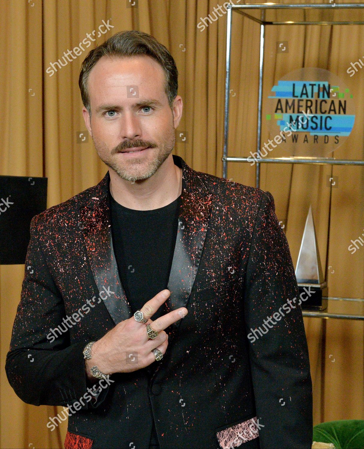 Actor Erik Hayser Appears Backstage Fourth Editorial Stock Photo