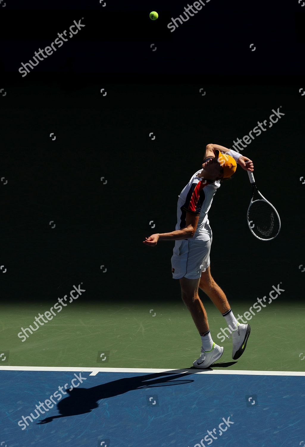 Jannik Sinner Italy Action Editorial Stock Photo - Stock Image