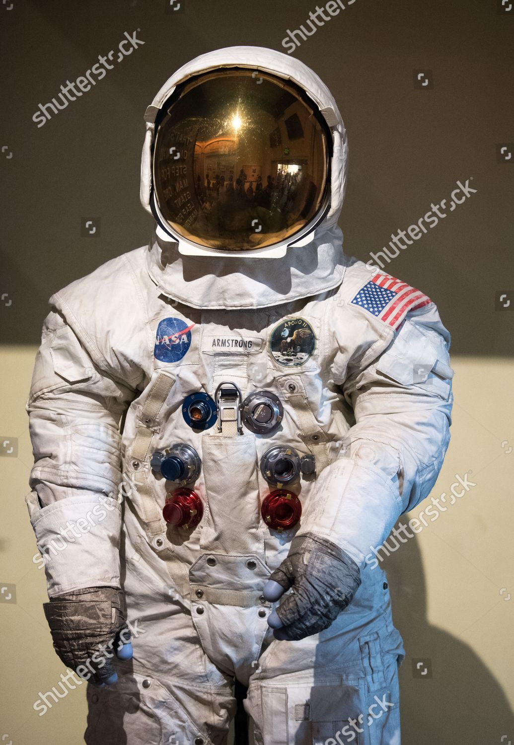 Neil Armstrongs Spacesuit Displayed National Air Editorial Stock Photo ...