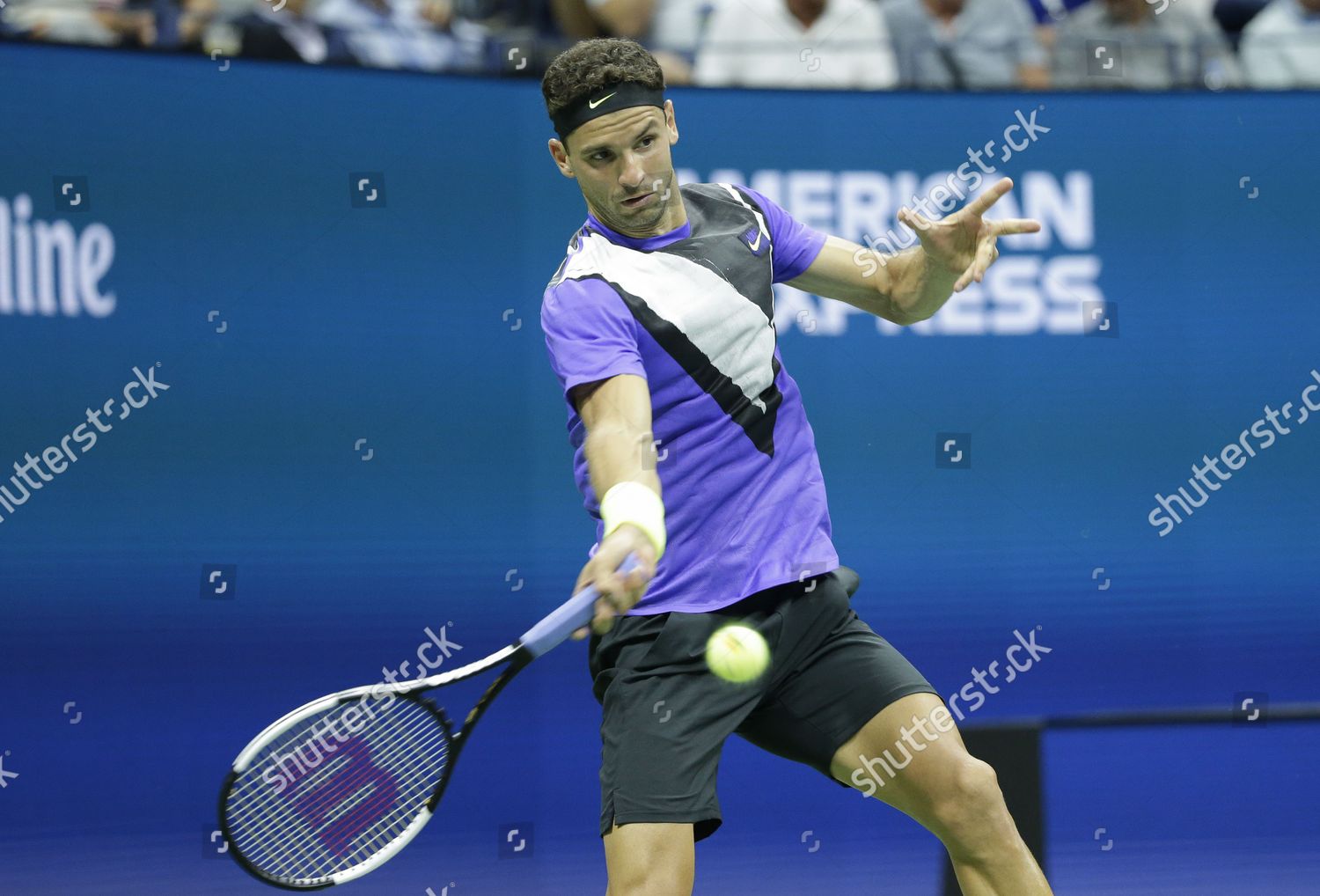 Grigor Dimitrov Bulgaria Hits Forehand Before Editorial Stock Photo ...