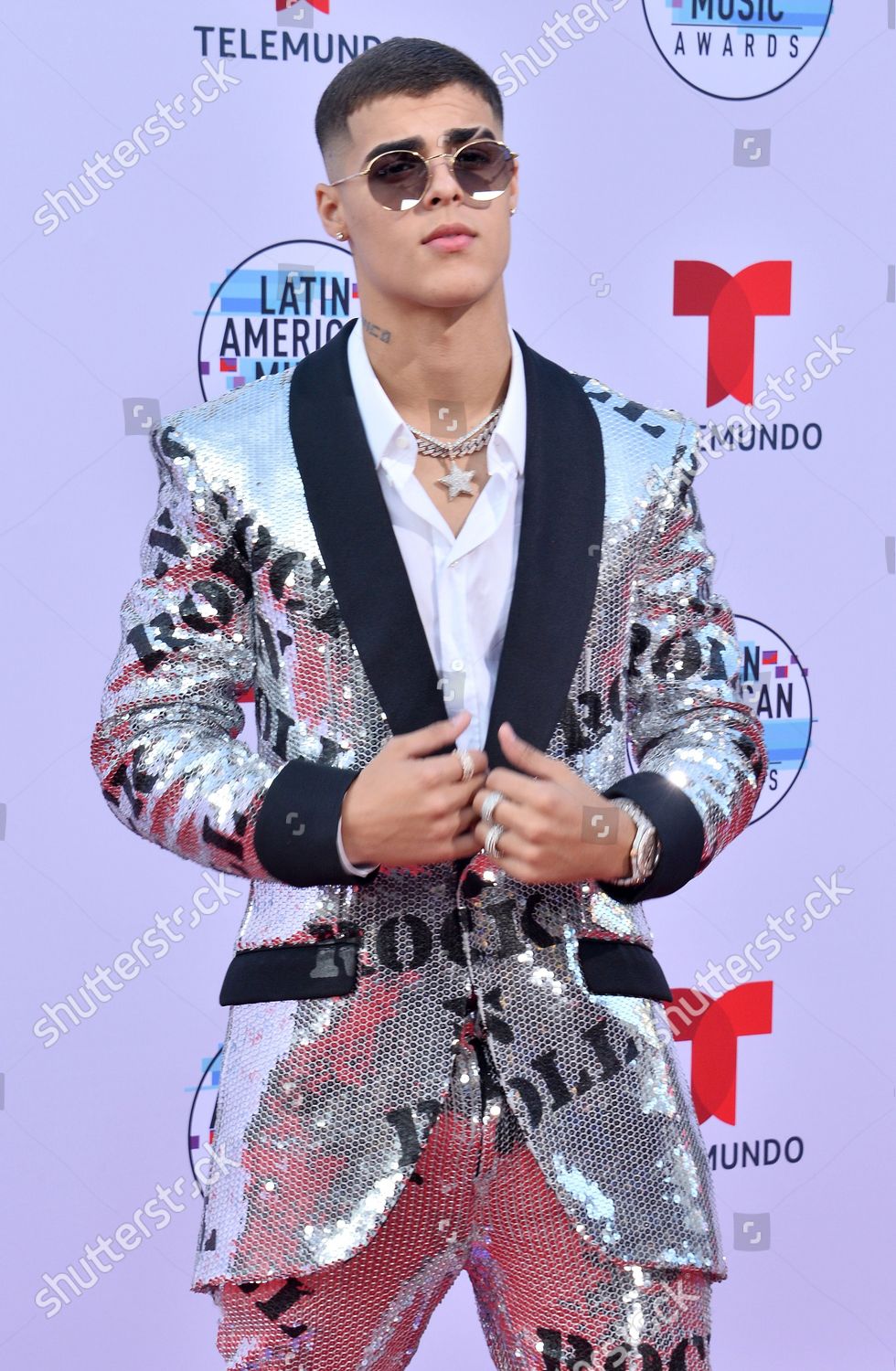 Singer Lunay Arrives Fifth Annual Latin Editorial Stock Photo - Stock ...